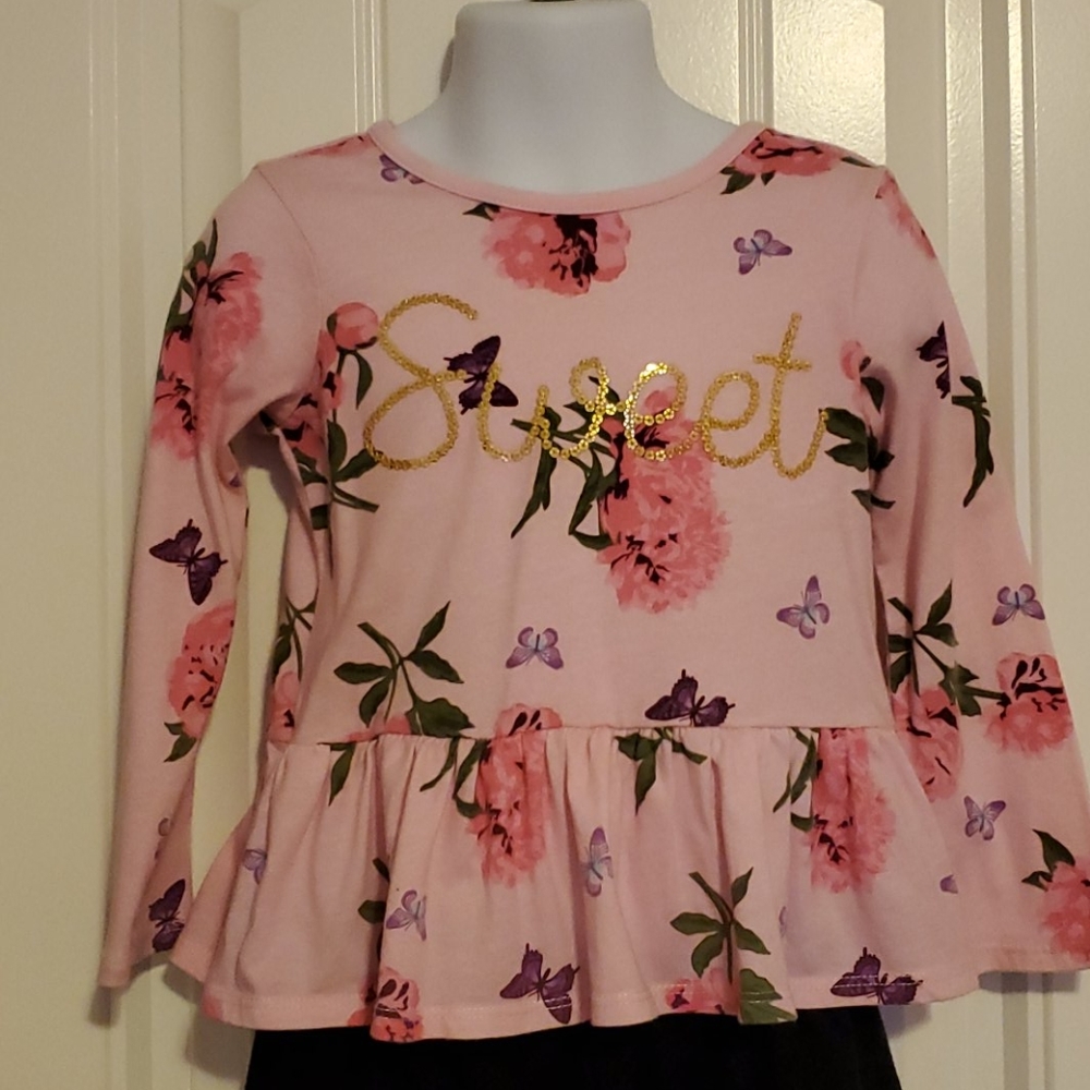 Sweet Ruffled long sleeve top